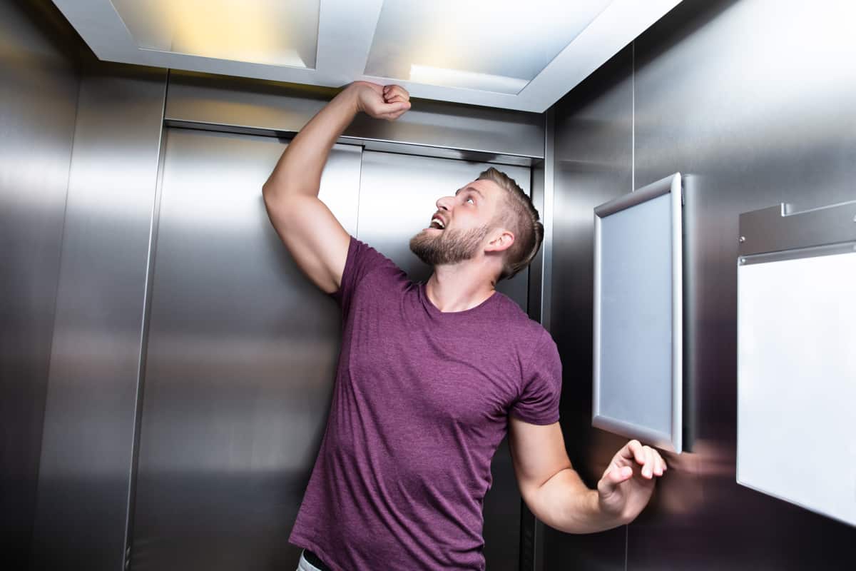 O que fazer se o elevador parar?